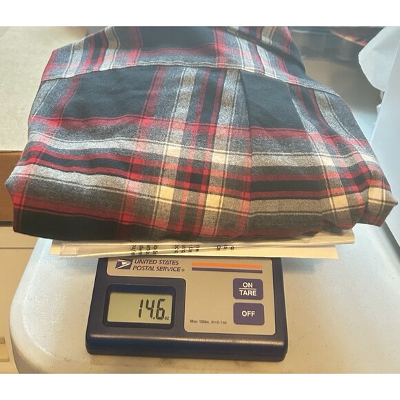 Ralph Lauren Mens XL Red Checkered Button Down Long Sleeve Shirt Schacket BNWOT - Picture 11 of 11